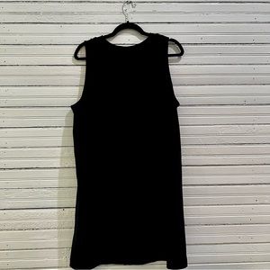 Black Sleeveless Teeshirt Dress